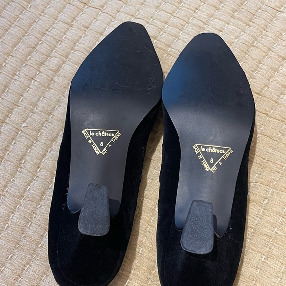 Vintage Le Château suede kitten heels - Picture 11 of 11